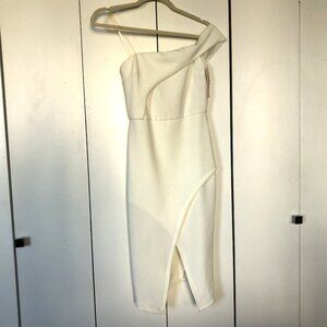 NEW WITH TAGS - Mustard Seed Ivory Bandage Cocktail Wedding Evening Dress Size S